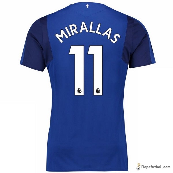 Camiseta Everton Replica Primera Ropa Mirallas 2017/18